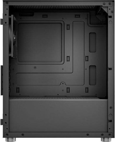 Aerocool CS111 Gaming Mini Tower Κουτί Υπολογιστή με Πλαϊνό Παράθυρο Μαύρο