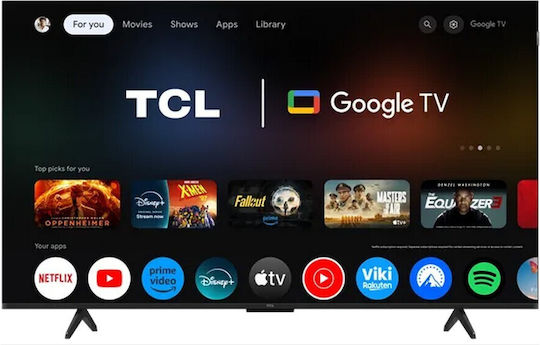 TCL Smart Τηλεόραση 55" 4K UHD QLED P7K HDR (2025) 55P7K