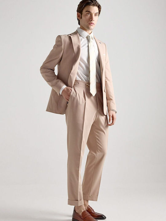 Men's Suit Salmon