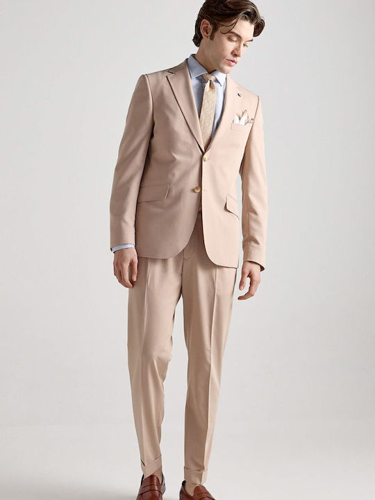 Men's Suit Salmon