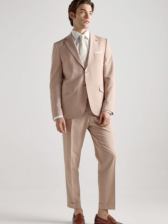 Men's Suit Salmon