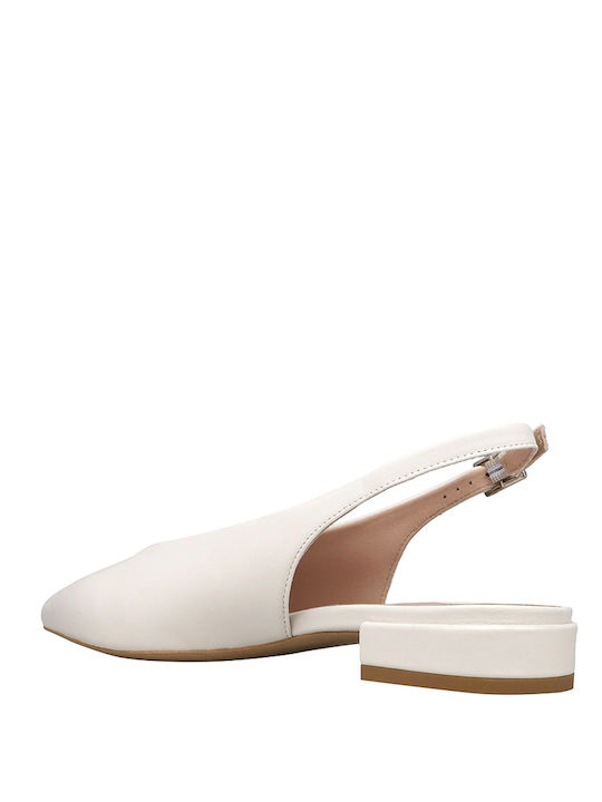 Pumps mit Riemchen Weiß