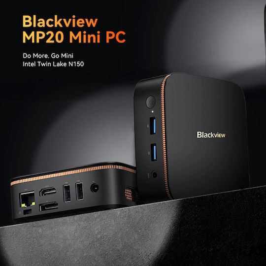 BlackView MP20 Мини PC (N-Series N150/8GB DDR4/256GB SSD/W11 Pro)