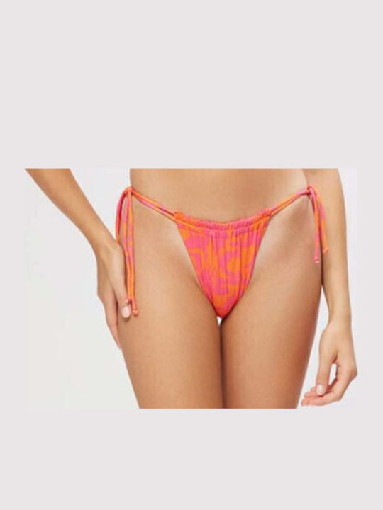 Bikini Slip Fuchsia/orange