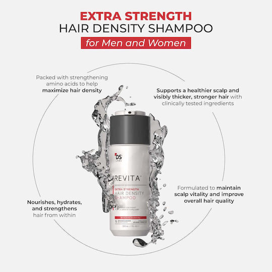 Ds Laboratories Revita Extra Strength Σαμπουάν Κατά Τριχόπτωσης 205 Ml
