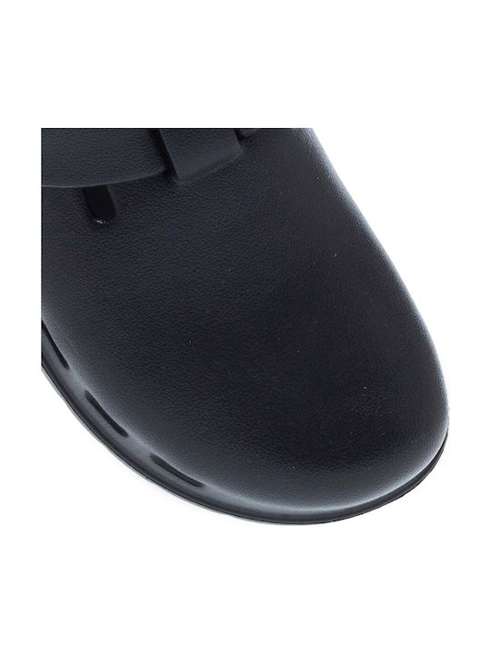 Luofu Herren Clogs Schwarz