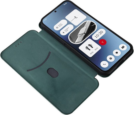 Carbon Fiber Buchen Sie Grün (Nothing Phone 2a / 2a Plus)