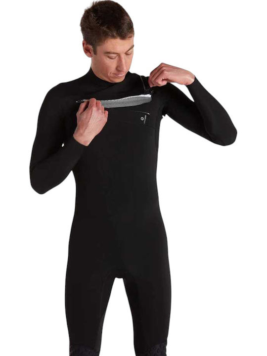 Volcom Salopetă Fullsuit Costum De Neopren Negru