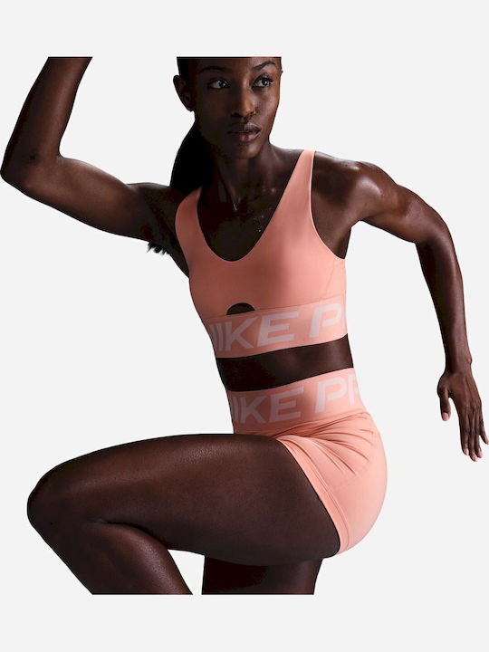 Dri-Fit Indy Women's Athletic Sports Bra Apricot