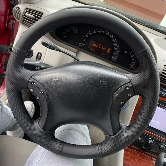 Steering Wheel Cover Sewing 38cm Mercedes-benz C-class W203 1999-2007