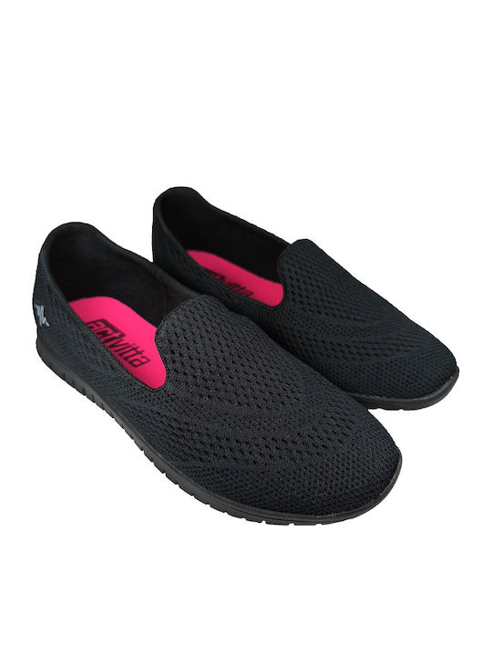 Women's Canvas Slip-Ons Black