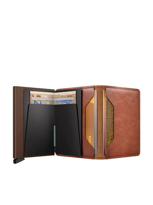 Slimwallet Мъжки Портфейл За Карти Кафяв