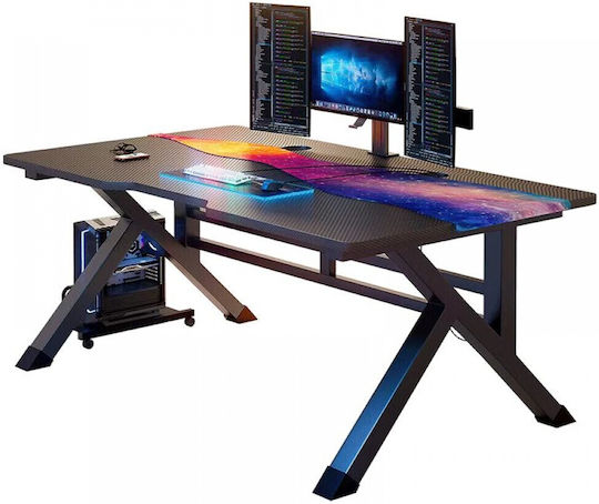Gaming Desk 120x60x76cm Black Gaming Desk 120x60x76cm Black