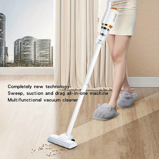 ACP 2056147 Επαναφορτιζόμενη Σκούπα 2 σε 1 Stick & Χειρός 7.4V Λευκή