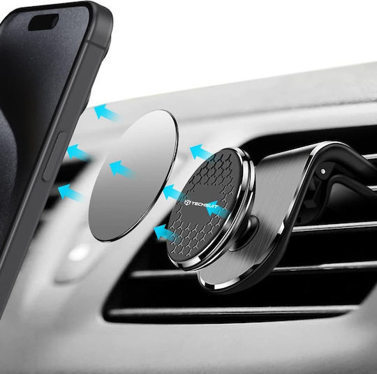 Techsuit Suport Auto pentru Telefon cu magnet Neagră
