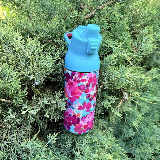 Quokka Kids Water Bottle Thermos Stainless Steel with Straw Non Spill 700ml