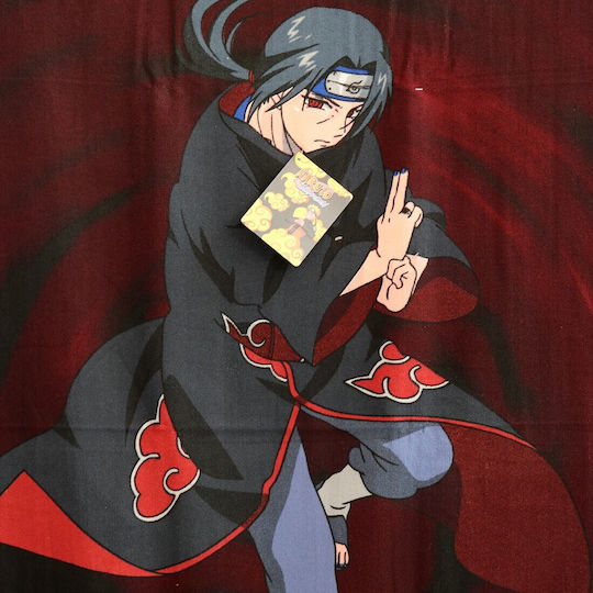 Cerda Naruto Παιδική Πετσέτα Θαλάσσης Κόκκινη 140x70εκ.