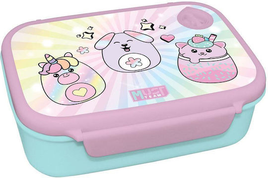 Must Team Plastic Kids' Lunch Set 0.8lt Various Designs/Colours Assortment of Designs/Colours