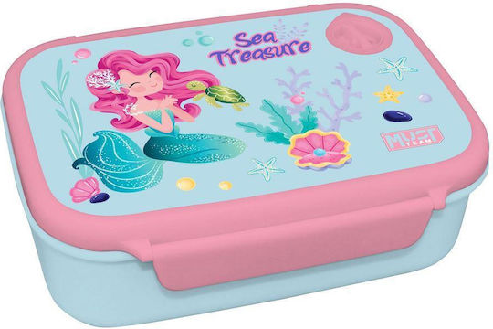 Must Team Plastic Kids' Lunch Set 0.8lt Various Designs/Colours Assortment of Designs/Colours