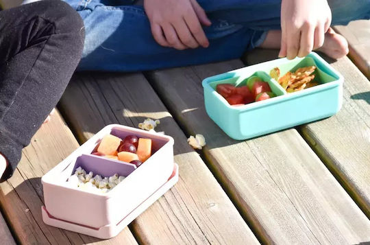 Melii Kinder Lebensmittelbehälter aus Silikon 0.7Es Blau