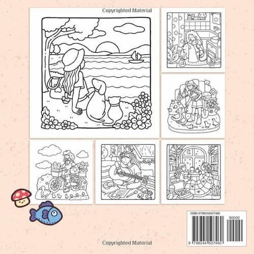 Colouring Book Girl Moments 2349-675