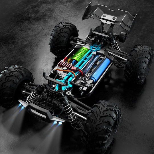 Mașină cu telecomandă Scy-16101 Pro 1/16 4WD 2.4GHz Viteză maximă 70km/h Baterie 7.4V 1500 mAh 15C Timp de funcționare 18min
