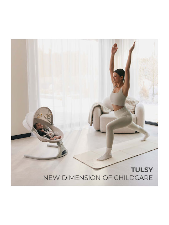 Kinderkraft Ηλεκτρικό Relax Μωρού Tulsy Μπεζ