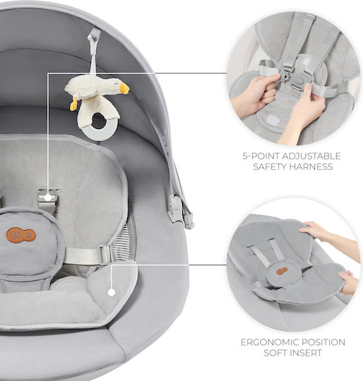 Kinderkraft Elektrische Babywippe Tulsy Grau