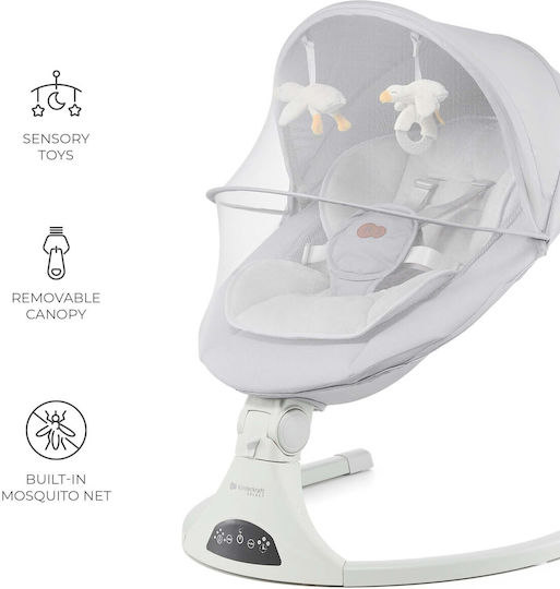 Kinderkraft Elektrische Babywippe Tulsy Grau