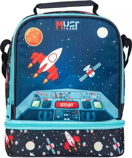 Must Team School Insulated Snack Bag 7L Blue 22x16x28cm