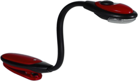 Out of the Blue LED Book Light with Red Clip