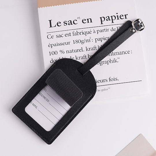 Travel Tag Ετικέτα Βαλίτσα Μαύρη Oem