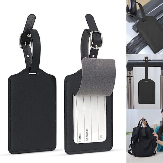 Travel Tag Ετικέτα Βαλίτσα Μαύρη Oem