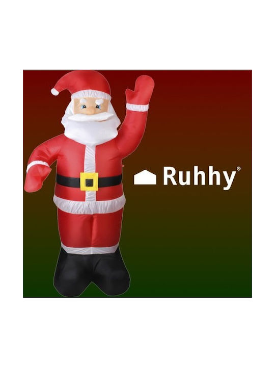 Outdoor Inflatable Illuminated Santa Claus Electric Red 180cm