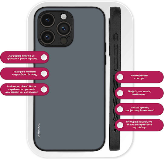 Sonique Colorbloc Series Case for Oppo Find X5 Pro 5G Blue Grey