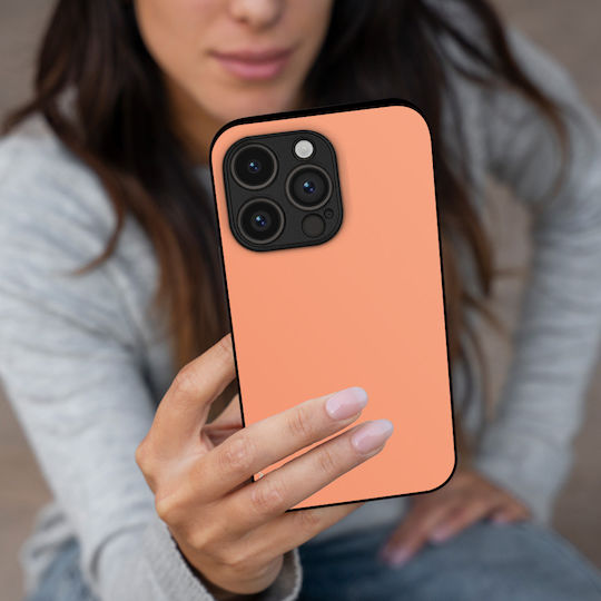 Sonique Colorbloc Back Cover Silicon Coral (OnePlus 12)