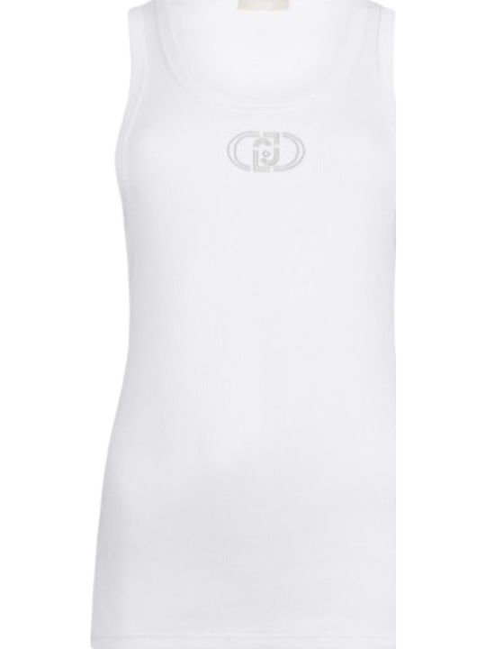 Women's Summer Cotton Sleeveless Top White