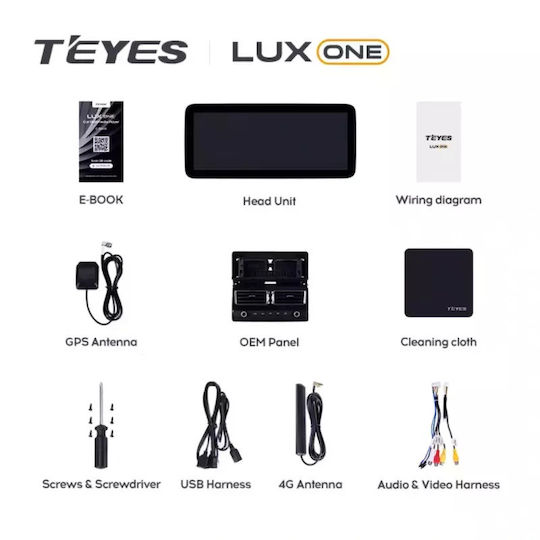 Teyes Sistem Audio Auto pentru BMW Serie 3 (E46) / E46 Skoda Rapid 1997-2006 (Bluetooth/USB/WiFi/GPS/Apple-Carplay/Android-Auto/Partitură) cu Ecran Tactil 12.3"