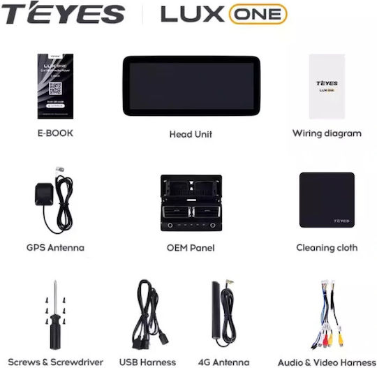 Teyes Car Audio System for BMW Series 3 (E46) / E46 Skoda Rapid 1997-2006 (Bluetooth/USB/WiFi/GPS/Apple-Carplay/Android-Auto/CD) with Touch Screen 12.3"