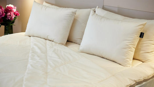 Valeria Home Μαξιλάρι Ύπνου Μάλλινο 80x80cm 2τμχ