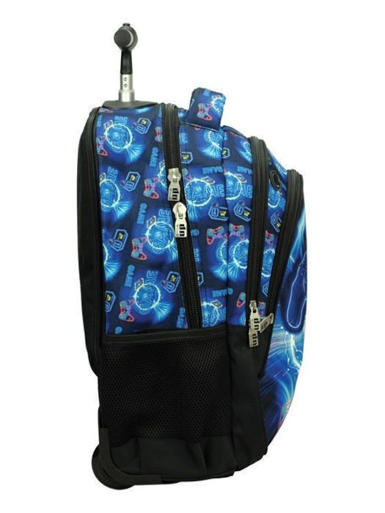 Back Me Up School Bag Trolley Elementary, Elementary Multicolour with Water Bottle Holder 30Liters