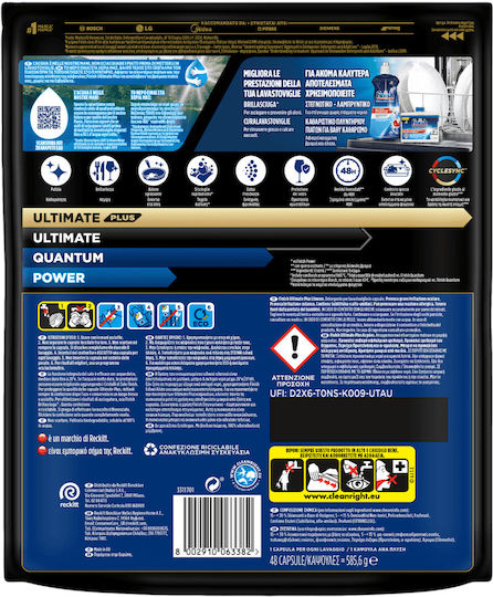 Finish Ultimate Plus 48 Dishwasher Capsules
