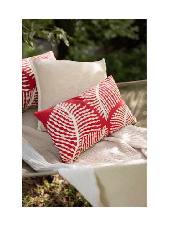 Vivaraise Sofa Cushion Flora Papaye 30x50cm