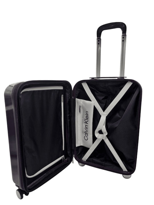Calvin Klein Valiză De Călătorie Medie Dură Violet Cu 4 Roți Înălțime 68.5 Cm