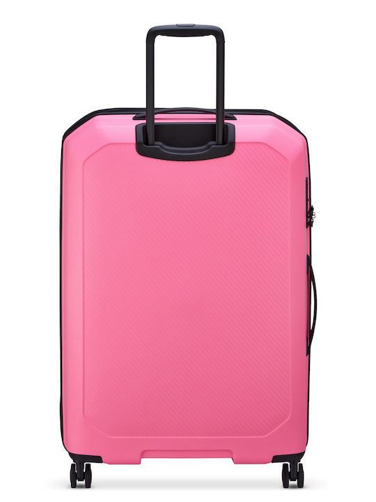 Delsey Anvers Μεγάλη Βαλίτσα Ταξιδίου Σκληρή Light Pink με 4 Ρόδες Ύψους 75.5εκ.