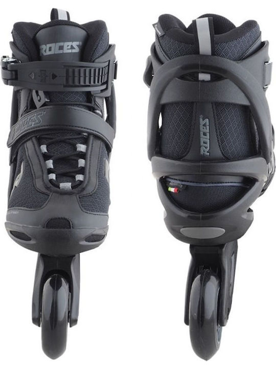 Roces Icon M Inline Rollers Μαύρα Ενηλίκων