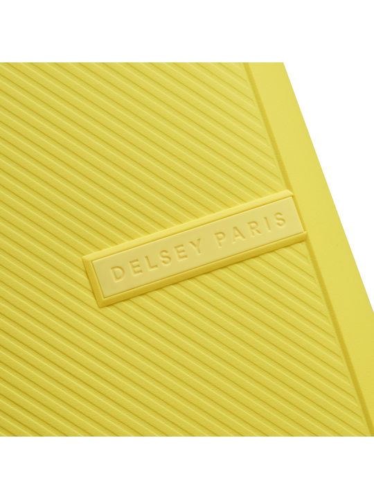 Delsey Anvers Medium Hard Bright Yellow Suitcase with 4 Wheels Height 64.5cm
