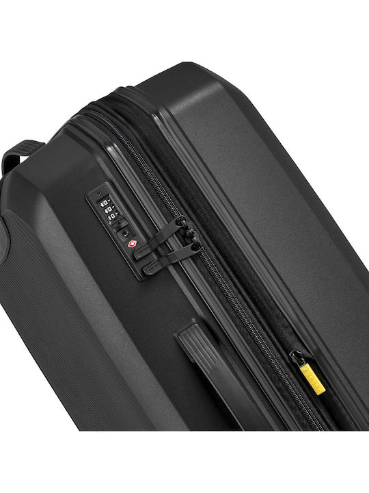 Delsey Anvers Medium Hard Suitcase Black With 4 Wheels Height 64.5cm