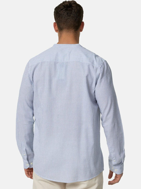 Дълъг ръкав Риза на Райета Sky blue/white