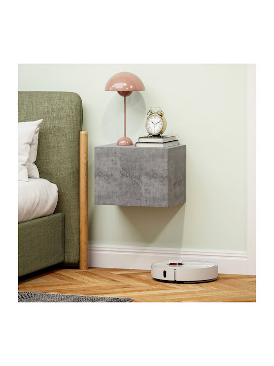 Bedside Tables Wooden Gray 2 Pieces 40x29x30cm